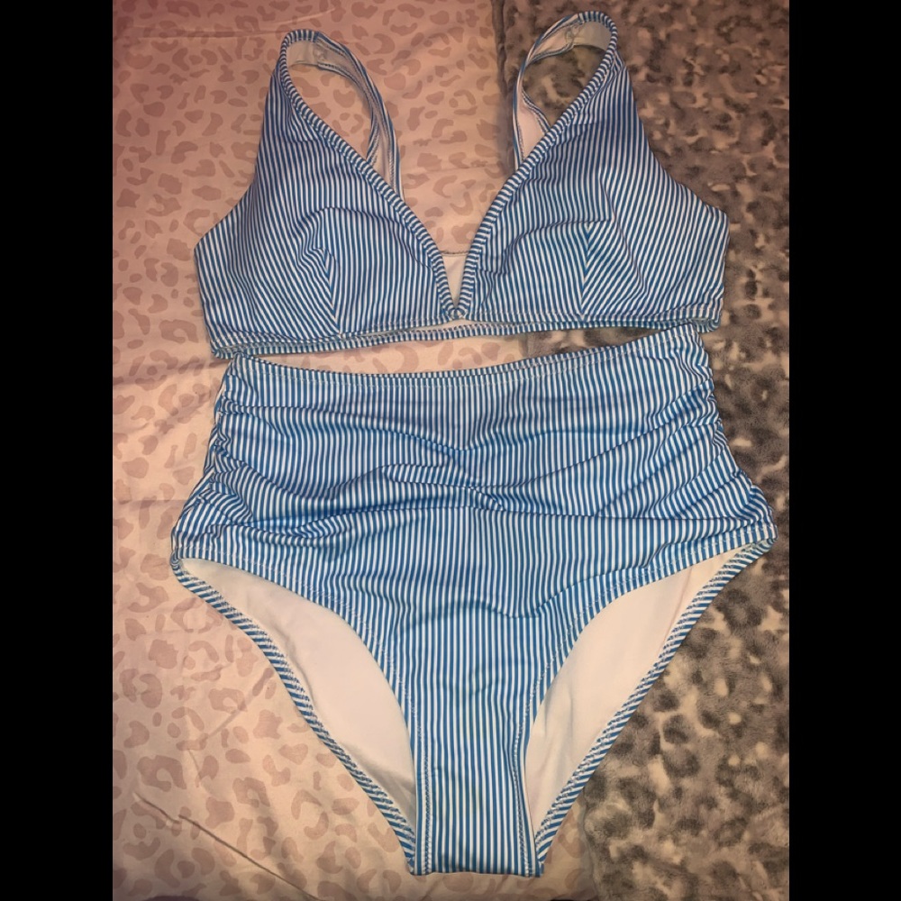 Two piece swim suit